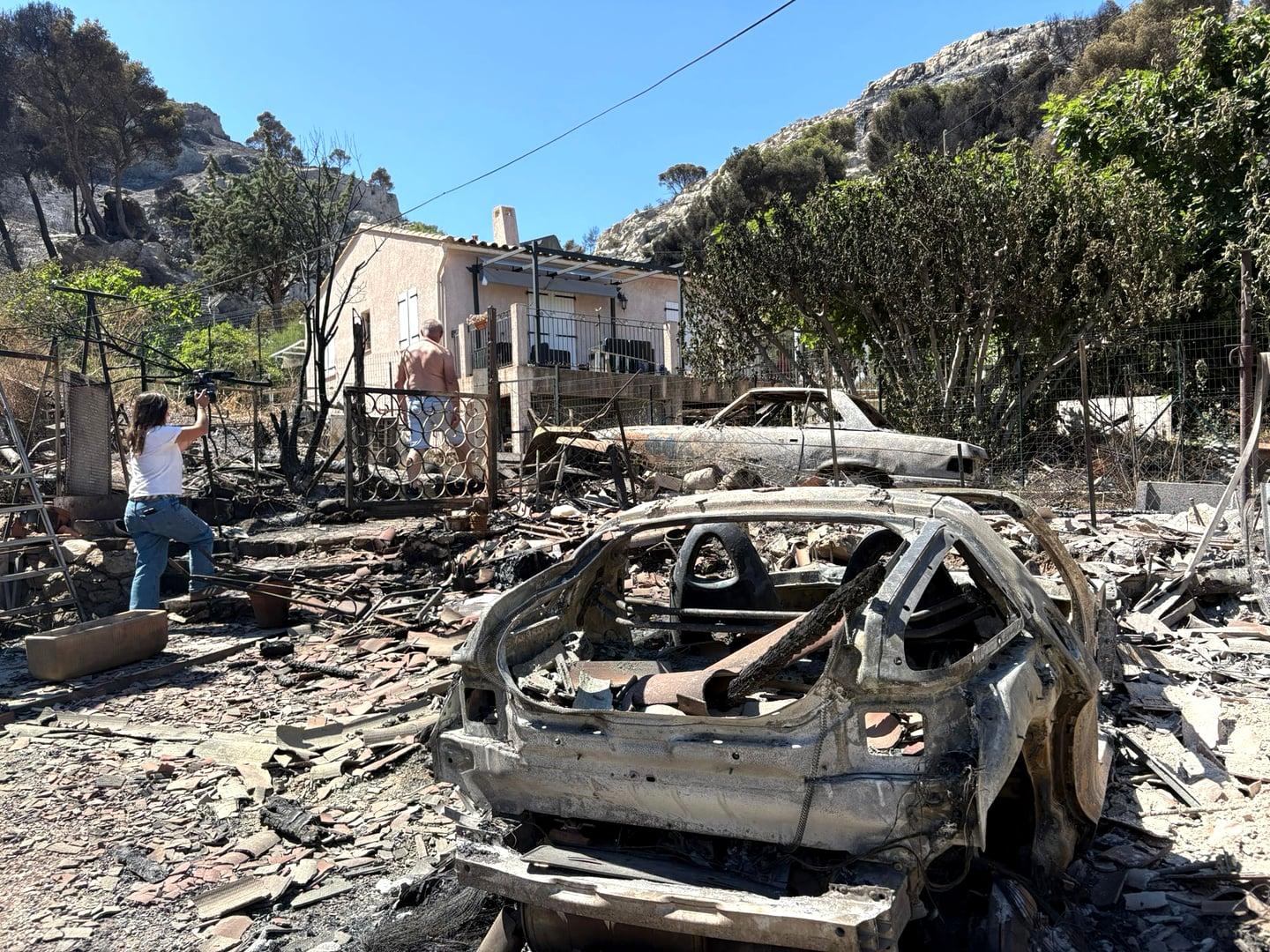 Breaking news sur les incendies en France