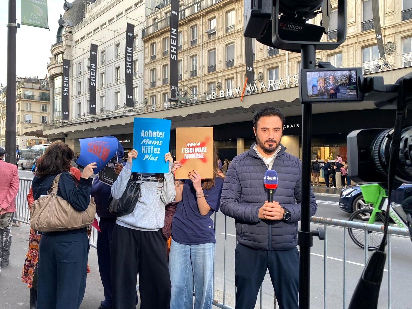 Reportage d'actualité à Paris
