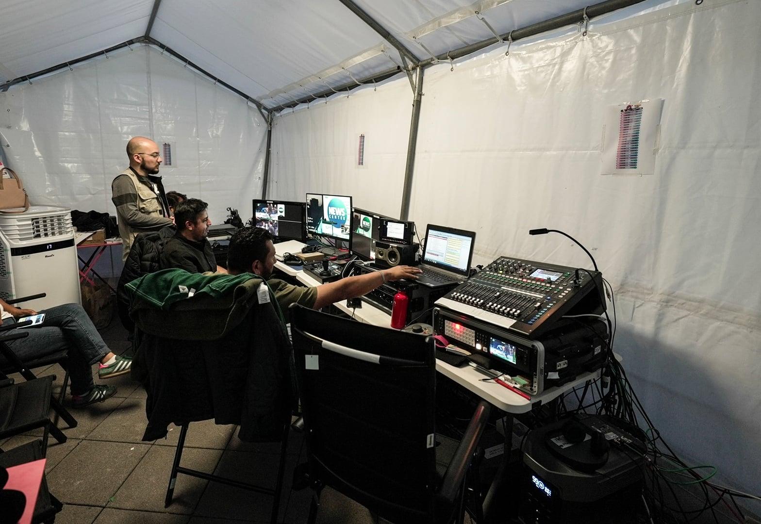 Rooftop PTZ Remote Production — Exterior Setup