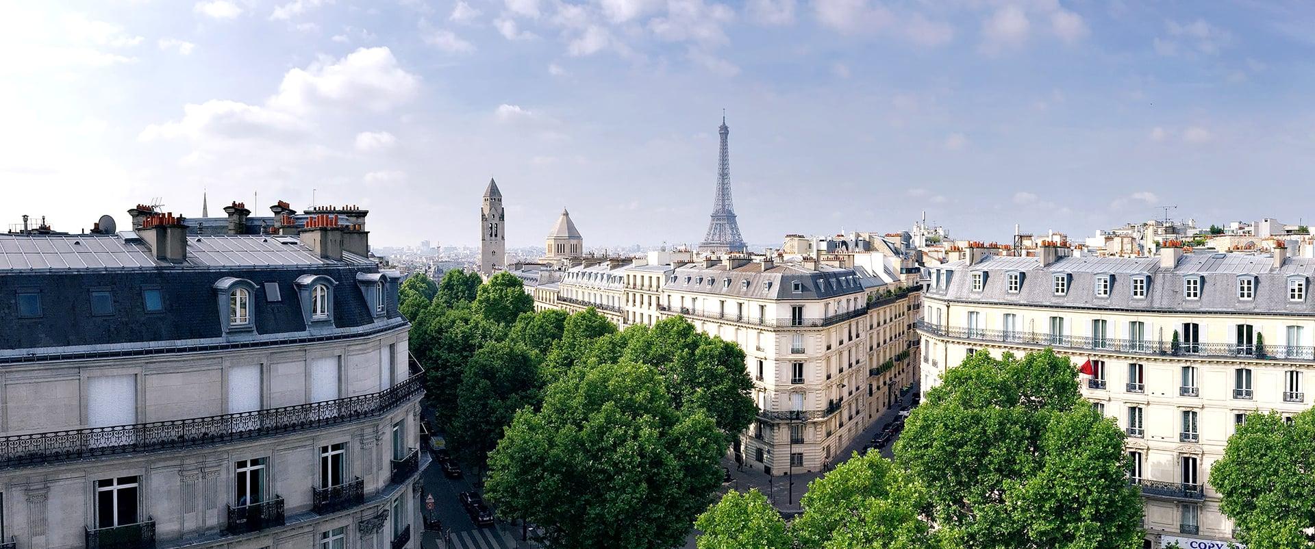 Panoramic rooftop view, Actua Paris